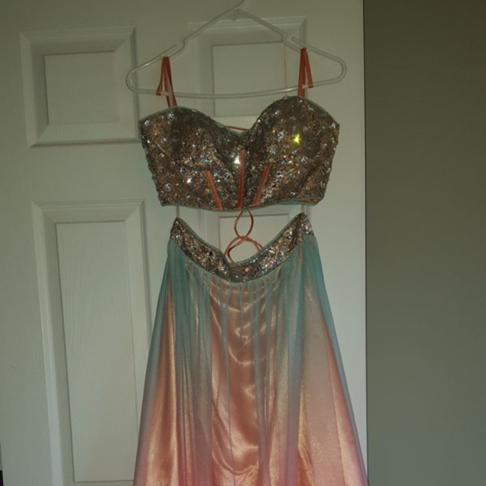 Two Piece Prom Dress